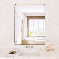 浴室镜子贴墙自粘卫生间洗手台洗脸盆壁挂免打孔梳化妆玻璃挂墙式