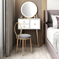 轻奢梳妆台北欧 现代简约小户型迷你化妆桌 卧室网红ins风化妆台