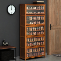 鞋架子简易门口家用室内好看鞋柜收纳宿舍多层卧室实木防尘小户型