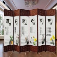屏风隔断卧室学校办公室酒店客厅布艺折屏座屏