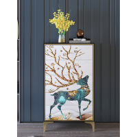 五斗柜现代轻奢意式彩绘卧室客厅玄关隔断门厅抽屉储物整装六斗柜