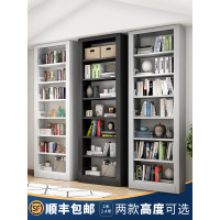 家用钢制书架儿童书籍架落地书柜书房图书馆铁艺现代简约置物架