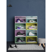 鞋盒球鞋收纳盒透明亚克力鞋架aj鞋子防氧化塑料网红磁吸鞋柜