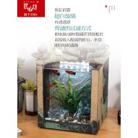 匠心坊景观小鱼缸流水摆件办公室桌面玻璃造景装饰品客厅创意家居