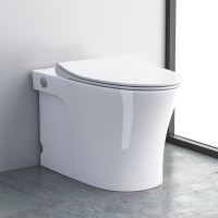 马桶无水箱 小户型节水坐便器 家用卫生间超漩式智能座便器 小蛮腰款(侧按冲水) 350mm