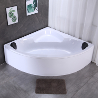 三角形扇形浴缸式亚克力成人家用双人超大按摩加热浴缸浴盆 空缸 &asymp;1m