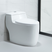 马桶卫生间抽水防臭虹吸式马桶小户型一体式节水家用座便器 C款微晶纳米釉面+强力快冲 305mm