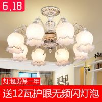 欧式客厅吊灯简约现代餐厅灯美式复古铁艺田园卧室书书房吸顶灯具