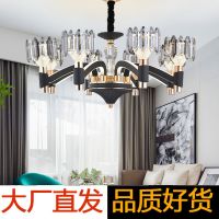 轻奢欧式水晶吊灯简约后现代客厅卧室灯大气温馨餐厅房间创意灯具