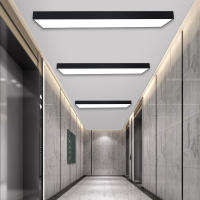 led办公室长条吸顶灯 创意个性长方形工业风商用店铺阳台长型灯具