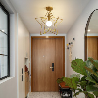 北欧过道灯走廊灯简约现代门厅入户玄关筒灯led阳台衣帽间吸顶灯