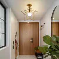 北欧过道灯走廊灯简约现代门厅入户玄关筒灯led阳台衣帽间吸顶灯