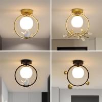 北欧led吸顶灯入户过道灯走廊灯创意餐厅卧室衣帽间灯玄关阳台灯