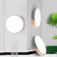 北欧客厅灯简约现代拼色餐厅书房创意个性马卡龙led卧室吸顶灯具