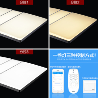 led吸顶灯长方形客厅灯大气现代简约灯具方骏