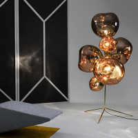 tom客厅个性dixon温馨简约现代大堂火山冰川熔岩灯月球轻奢落地灯