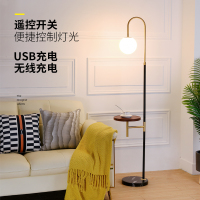 茶几落地灯客厅卧室极简轻奢沙发床头ins风北欧美式简约钓鱼台灯