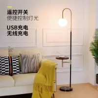 茶几落地灯客厅卧室极简轻奢沙发床头ins风北欧美式简约钓鱼台灯