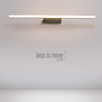 加长镜柜灯卫生间led镜灯梳妆灯具洗手间浴室镜前灯长条现代简约