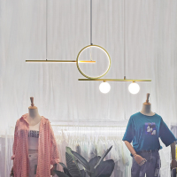 服装店橱窗吊灯个性装饰收银台童装店网红创意店铺商用美甲吧台灯