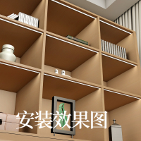 橱柜灯led柜底灯嵌入式衣柜灯斜发光酒柜内隔板灯带层板灯条