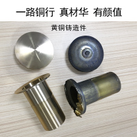 轻奢洗脸盆下水器翻盖式洗手盆洗面盆盆塞台盆面盆弹跳下水铜