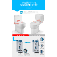 老式抽水马桶进水阀上水器浮球坐便器水箱排水阀通用按钮配件全套