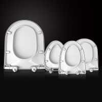 马桶盖家用通用加厚坐便盖子配件老式坐圈u型v型大号缓降盖板