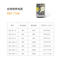 魅光照明 无边框磁吸轨道条家用嵌入式导轨线条灯配件无主灯设计|75W台湾明纬电源48V电压