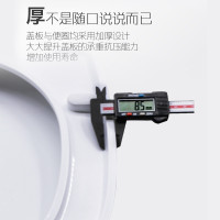 马桶盖家用通用加厚坐便器盖板老式马桶圈u型v型座便坐圈盖子配件