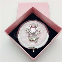 十二星座女士美容星座化妆镜便携创意梳妆镜个性金属金属折叠镜子|处女座