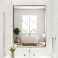 浴室镜子全身网红长镜子贴墙自粘免打孔卫生间美容院家用挂墙镜子|超清圆角 40*60cm可粘贴可壁挂