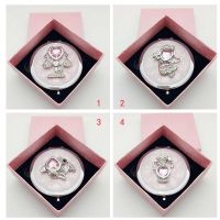 十二星座女士美容星座化妆镜便携创意梳妆镜个性金属金属折叠镜子|此款特惠【款式随机】星座镜