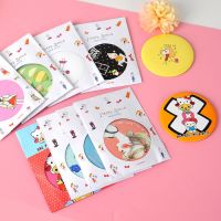 化妆镜便携折叠高清圆形随身美容20装卡通小镜子|小圆镜（5个）