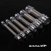 6分1寸内外丝304不锈钢波纹管dn25暖气中央空调高温防爆进水软管