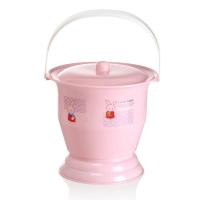 马桶坐便器儿童高脚成人痰盂便盆夜壶加厚痰盂承重有提手盖子