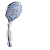 强力增压花洒喷头热水器宿舍洗澡卫浴淋雨淋浴花洒套装手持挂墙式|5档带开关 单头+铝挂钩底座