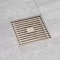 亚光拉丝铜地漏防臭防虫防返水地漏下水道密封芯地漏组合