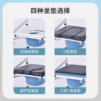老人坐便椅可折叠孕妇坐便器大便椅子家用防滑老年便携移动马桶凳