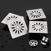 304不锈钢地漏防臭防虫洗衣机地漏卫生间下水道地漏芯方形