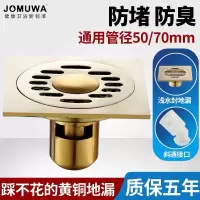 不锈钢全铜浴室洗衣机防虫超薄地漏大排量地漏盖防臭地漏