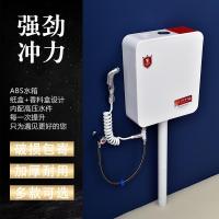 蹲便器加厚水箱家用卫生间挂墙式厕所冲水箱蹲坑冲水器蹲厕旱便池
