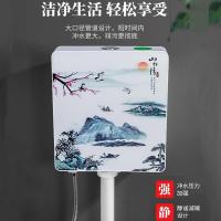 冲水箱卫生间蹲便器水箱家用蹲坑挂墙式冲水器厕所马桶水箱配件