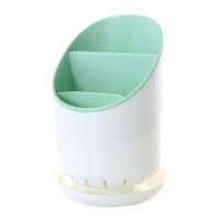 筷子笼多功能沥水篮筷子盒厨房餐具筷子筒塑料沥水筷子架收纳置架|KL--[筷笼]绿 [特惠两个装]颜色随机