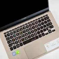 华硕灵耀s2代14寸15.6键盘膜s4300f/s5300un保护贴13.3笔|[灵耀S2代S430014寸]彩色粉笔字