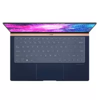 华硕灵耀s2代14寸15.6键盘膜s4300f/s5300un保护贴13.|[灵耀Deluxe13U3300F]硅胶透明