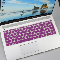 hp惠普星15系列 15.6英寸笔记本电脑键盘防尘膜手提保护贴套配件|紫色半透拍下发两张