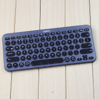 罗技专用 k380 k480 台式机键盘保护膜 无线 笔记本蓝牙膜贴罩套|K380半透黑色膜