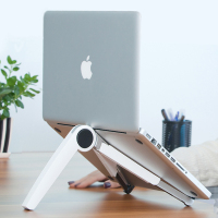 -1笔记本支架便携式电脑支架散热托架桌面增高架子mac手提铝合金升降折叠苹果电脑立式底座