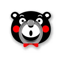 可爱手机指环支架男女指环扣桌面多功能卡通网红手机壳通用手机扣|黑熊 (实发2个)